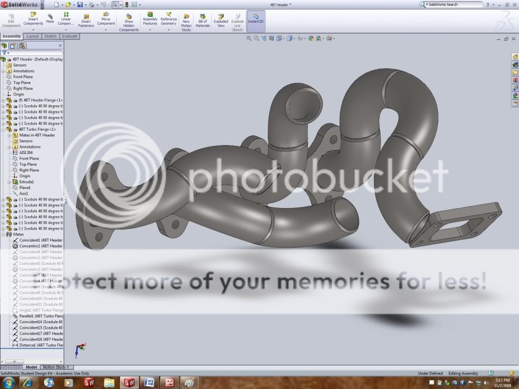 Designing an exhaust header