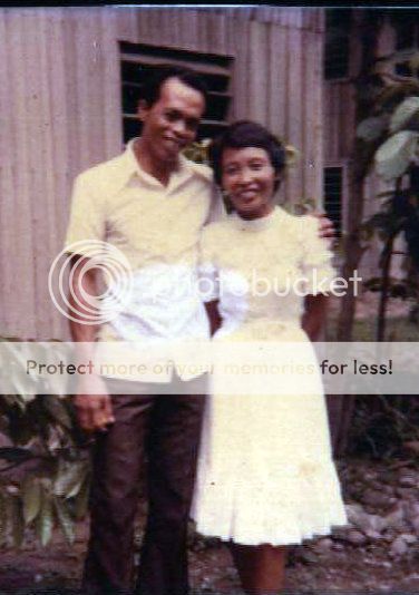 Tatay and Mama Wedding Pic