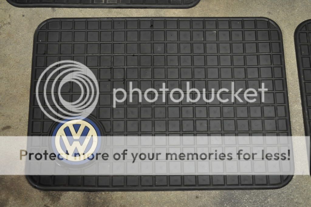 For Sale MK3 Rubber Floor matsMinty VW Logo VW Vortex Volkswagen