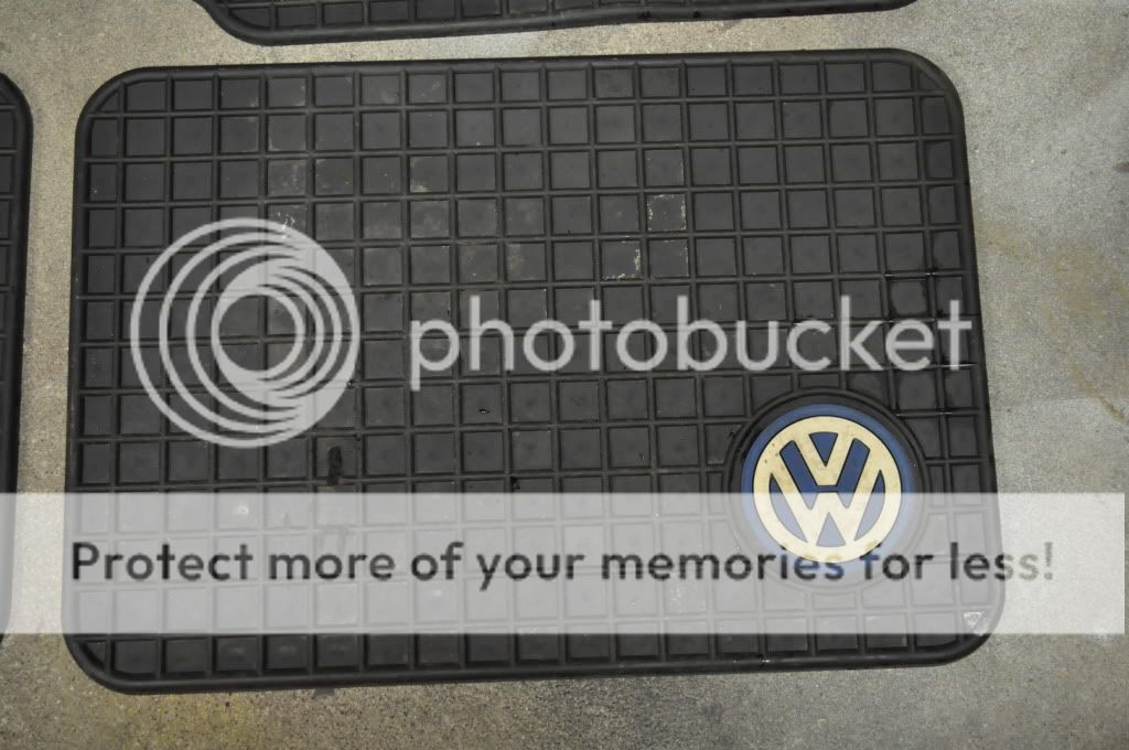 For Sale MK3 Rubber Floor matsMinty VW Logo VW Vortex Volkswagen