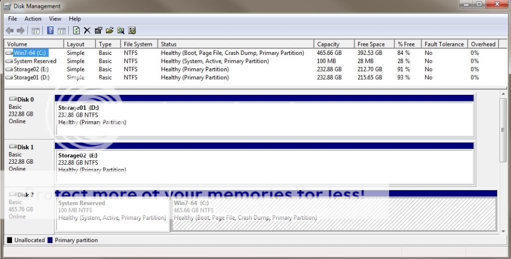 [SOLVED] Win764 backup, not enough space Tech Support Forum